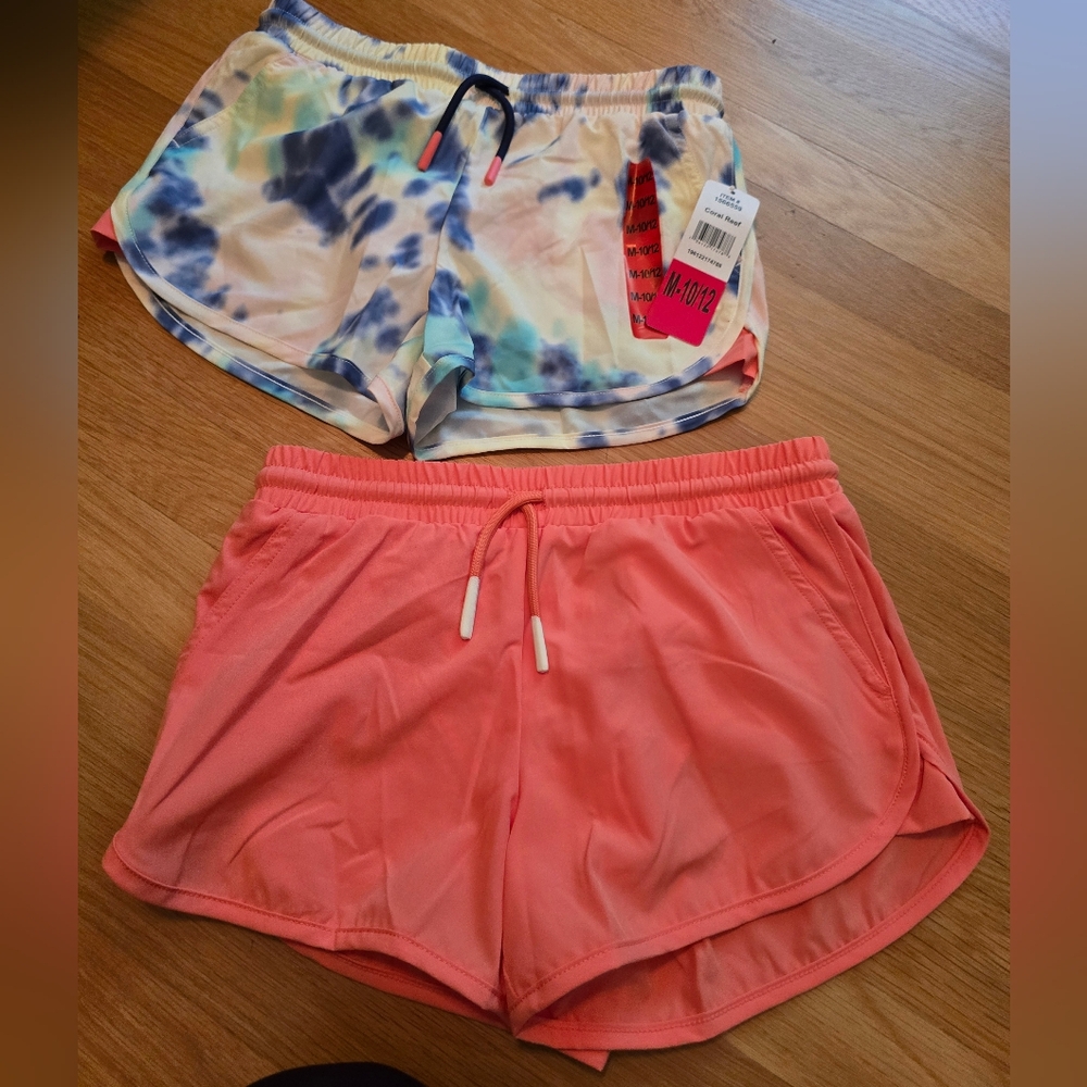 Eddie Bauer Girls Shorts Sz 10/12 Nwt